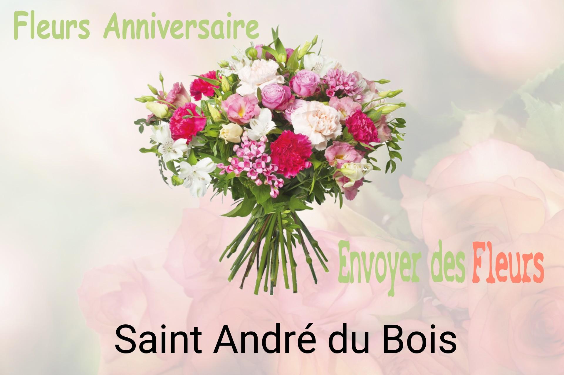 Bouquet de fleurs d’anniversaire livré à Saint-André-du-Bois